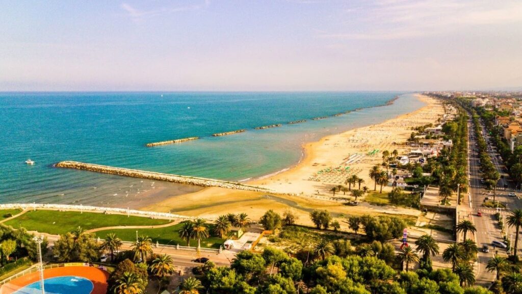 vista aerea del litorale